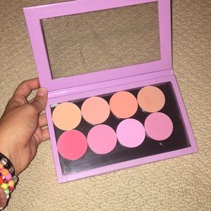 Large Z Palette & 8 Full Size Makeup Geek Blushes
